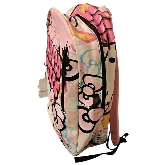 Graffiti Hello Kitty Backpack
